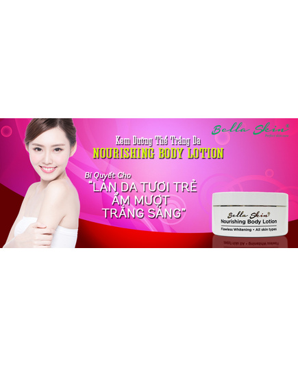Hình Ảnh Kem Dưỡng Thể Trắng Da Nourishing Body Lotion Bella Skin, 2 hình ảnh - sieuthilamdep.com Hình Ảnh Kem Dưỡng Thể Trắng Da Nourishing Body Lotion Bella Skin, 2 hình ảnh - sieuthilamdep.com