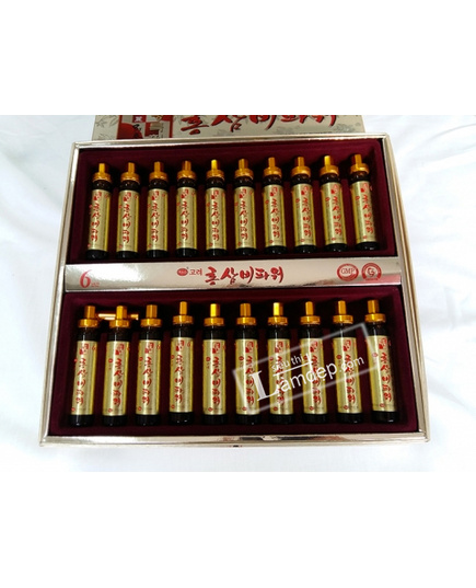 Hình Ảnh Nước Hồng Sâm Nhung Hươu Linh Chi KGS Korean Red Ginseng Antler Extract Liquid (20ml x 30 tuýp) - sieuthilamdep.com