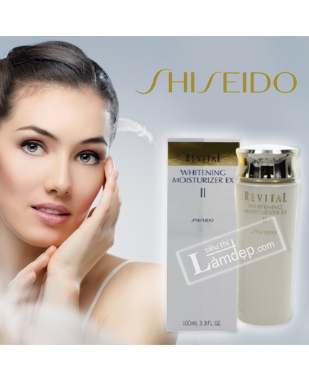 Hình Ảnh Sữa Dưỡng Ẩm Làm Trắng Da Cho Da Thường Và Da Khô Shiseido Revital Whitening Moisturizer EX - sieuthilamdep.com