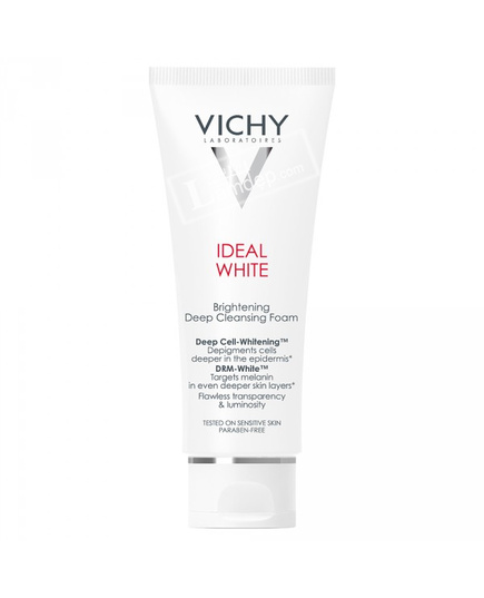 Hình Ảnh Sữa Rửa Mặt Tạo Bọt Dưỡng Trắng Da Vichy Ideal White Brightening Deep Cleansing Foam 100ml - sieuthilamdep.com