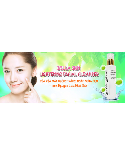 Hình Ảnh Sữa Rửa Mặt Trắng Da, Ngăn Ngừa Mụn Lightening Facial Cleanser Bella Skin, 2 hình ảnh - sieuthilamdep.com Hình Ảnh Sữa Rửa Mặt Trắng Da, Ngăn Ngừa Mụn Lightening Facial Cleanser Bella Skin, 2 hình ảnh - sieuthilamdep.com