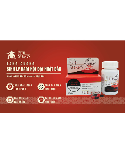Hình Ảnh Viên Uống Tăng Cường Sinh Lý Fuji Sumo 100 Viên, Tùy Chọn: 100 Viên, 6 hình ảnh - sieuthilamdep.com