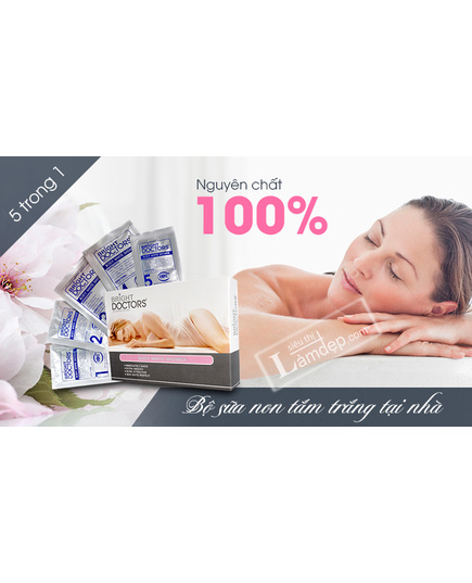 Hình Ảnh Bộ Sản Phẩm Tắm Trắng Da Toàn Thân Hoàn Hảo Body White Shower, White Body Cream & Sun Body Lotion Bright Doctors, 3 hình ảnh - sieuthilamdep.com