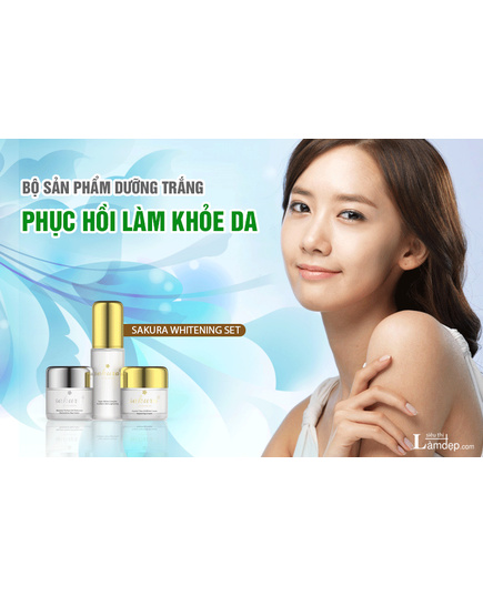 Hình Ảnh Bộ Sản Phẩm Dưỡng Trắng Phục Hồi Làm Khỏe Da Sakura Whitening, 2 hình ảnh - sieuthilamdep.com Hình Ảnh Bộ Sản Phẩm Dưỡng Trắng Phục Hồi Làm Khỏe Da Sakura Whitening, 2 hình ảnh - sieuthilamdep.com