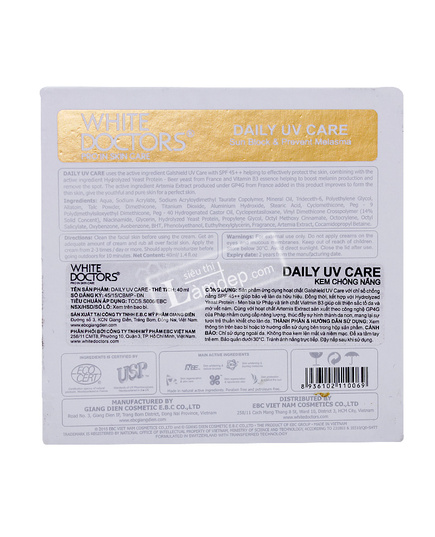 Hình Ảnh Kem Chống Nắng Trị Nám White Doctors Daily UV Care, 4 hình ảnh - sieuthilamdep.com
