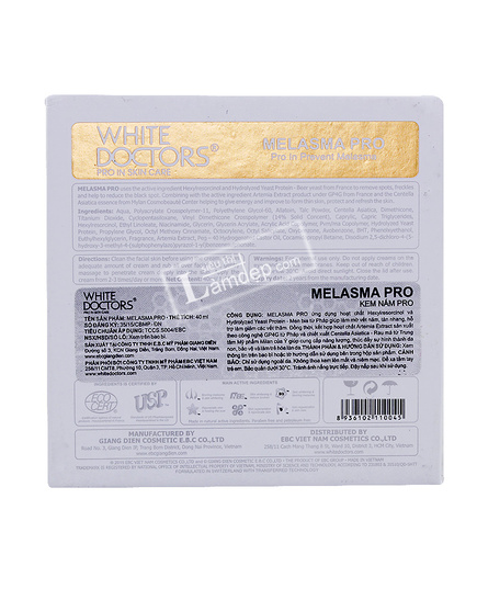 Hình Ảnh Kem Chuyên Trị Nám Thể Nặng White Doctors Melasma Pro, 4 hình ảnh - sieuthilamdep.com