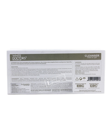 Hình Ảnh Sữa Rửa Mặt Y Học White Doctors Cleanser Clean Light, 3 hình ảnh - sieuthilamdep.com