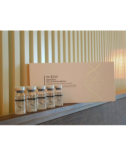 Hình Ảnh Tế Bào Gốc Dưỡng Trắng Da Dr.Kins Snow White Cell Activator Ampoule, 2 hình ảnh - sieuthilamdep.com