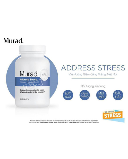 Hình Ảnh Viên Uống Giảm Stress Murad Address Stress Dietary Supplement, 2 hình ảnh - sieuthilamdep.com Hình Ảnh Viên Uống Giảm Stress Murad Address Stress Dietary Supplement, 2 hình ảnh - sieuthilamdep.com