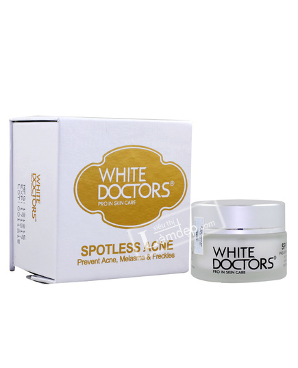 Hình Ảnh Kem Trị Thâm Mụn Làm Trắng Da White Doctors - Spotless Acne, 2 hình ảnh - sieuthilamdep.com Hình Ảnh Kem Trị Thâm Mụn Làm Trắng Da White Doctors - Spotless Acne, 2 hình ảnh - sieuthilamdep.com