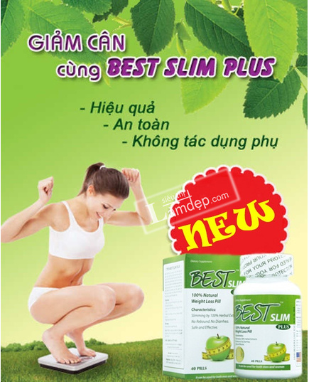 Hình Ảnh Thuốc Giảm Cân BEST SLIM PLUS Mẫu Mới Từ Mỹ, 2 hình ảnh - sieuthilamdep.com