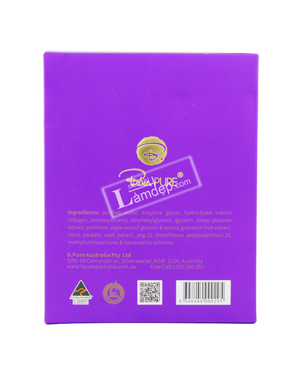 Hình Ảnh Serum Dưỡng Trắng, Tái Tạo Da Blue Pure Whitening (Tinh Chất Nhau Thai Cừu Kết Hợp Collagen), 5 hình ảnh - sieuthilamdep.com