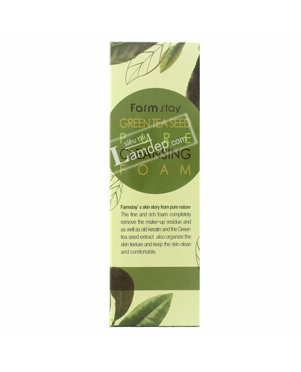 Hình Ảnh Sữa Rửa Mặt Mềm Mịn Da Chiết Xuất Trà Xanh FarmStay Pure Cleansing Foam - Green Tea Seed, 2 hình ảnh - sieuthilamdep.com Hình Ảnh Sữa Rửa Mặt Mềm Mịn Da Chiết Xuất Trà Xanh FarmStay Pure Cleansing Foam - Green Tea Seed, 2 hình ảnh - sieuthilamdep.com