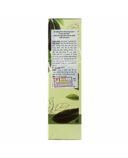 Hình Ảnh Sữa Rửa Mặt Mềm Mịn Da Chiết Xuất Trà Xanh FarmStay Pure Cleansing Foam - Green Tea Seed, 4 hình ảnh - sieuthilamdep.com Hình Ảnh Sữa Rửa Mặt Mềm Mịn Da Chiết Xuất Trà Xanh FarmStay Pure Cleansing Foam - Green Tea Seed, 4 hình ảnh - sieuthilamdep.com