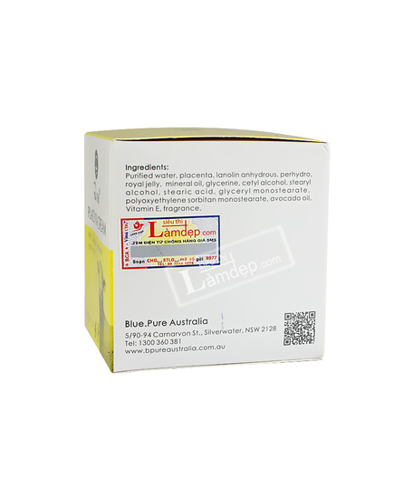 Hình Ảnh Kem Dưỡng Da Chống Lão Hóa Nhau Thai Cừu Blue Pure Placenta Cream 100g, 2 hình ảnh - sieuthilamdep.com Hình Ảnh Kem Dưỡng Da Chống Lão Hóa Nhau Thai Cừu Blue Pure Placenta Cream 100g, 2 hình ảnh - sieuthilamdep.com