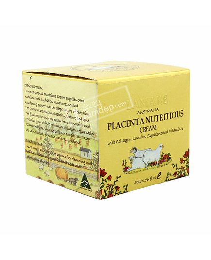 Hình Ảnh Kem Dưỡng Trắng Da, Chống Lão Hóa Nhau Thai Cừu Lamare Placenta Nutritious, 3 hình ảnh - sieuthilamdep.com