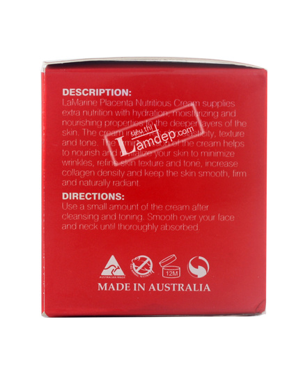 Hình Ảnh Kem Nhau Thai Cừu Lamarine Placenta Nutritious Cream, 3 hình ảnh - sieuthilamdep.com