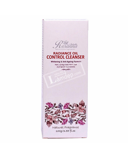 Hình Ảnh Sửa Rửa Mặt Trắng Da, Chống Lão Hóa Rosanna Radiance Oil Control Cleanser 100g, 4 hình ảnh - sieuthilamdep.com Hình Ảnh Sửa Rửa Mặt Trắng Da, Chống Lão Hóa Rosanna Radiance Oil Control Cleanser 100g, 4 hình ảnh - sieuthilamdep.com