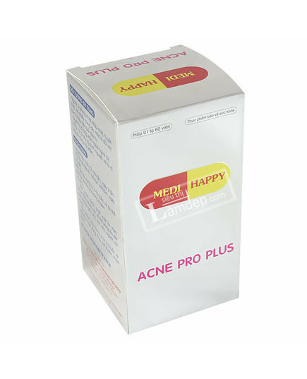 Hình Ảnh Acne Pro Plus Medi Happy - Thực Phẩm Hỗ Trợ Trị Mụn Làm Mờ Sẹo Thâm, 2 hình ảnh - sieuthilamdep.com Hình Ảnh Acne Pro Plus Medi Happy - Thực Phẩm Hỗ Trợ Trị Mụn Làm Mờ Sẹo Thâm, 2 hình ảnh - sieuthilamdep.com