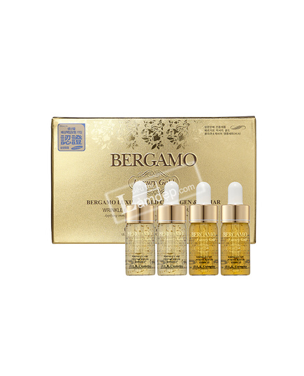 Hình Ảnh Tinh Chất Dưỡng Trắng Và Tái Tạo Da Bergamo Luxury Gold Collagen & Caviar, 2 hình ảnh - sieuthilamdep.com